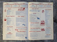 1970's EDISONIAN Restaurant Large Dinner Menu Edison New Jersey