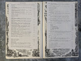 1970's TALK Of The TOWN Restaurant Large Menu Hillsdale New Jersey Joe Muti Art