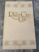 1981 DON'S River City Cafe Restaurant Menu Rocky River Ohio