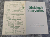 MADELINE'S Slim Cuisine Restaurant Menu Little Silver New Jersey