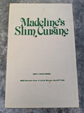 MADELINE'S Slim Cuisine Restaurant Menu Little Silver New Jersey