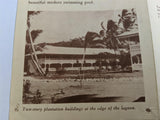 1963 HOTEL TAHITI Resort Brochure + Rates French Polynesia Papeete Photos Tiki