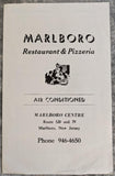 MARLBORO Restaurant & Pizzeria Menu Marlboro New Jersey
