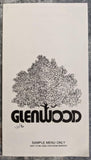 1980's GLENWOOD Restaurant Menu Sheraton Danville Inn Danville Pennsylvania