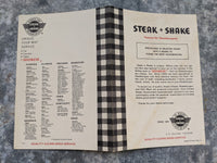 1975 Steak n Shake Vintage Menu Steakburger Chili Three Ways Takhomasak
