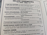 1975 Steak n Shake Vintage Menu Steakburger Chili Three Ways Takhomasak