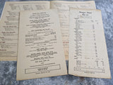 1947 The MENGER HOTEL Dinner Menu San Antonio Texas General Ulysses S. Grant