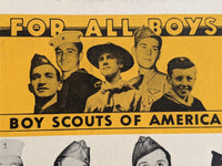 1947 CLARK'S Restaurant Menu Boy Scouts Of America Cleveland Akron Erie Ohio