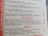 1947 CLARK'S Restaurant December Lunch Menu Cleveland Akron Erie Ohio