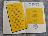 1947 CLARK'S COLONIAL Restaurant 20 Plus Club Program & Menu Cleveland Ohio