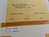 1950's French River CHALET BUNGALOW CAMP Menu Ontario Canada