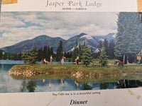 1958 Set Of 6 Menus JASPER PARK LODGE Alberta Canada